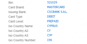 塞浦路斯卡头521029虚拟信用卡介绍