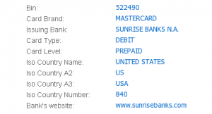 美国卡头522490和 428813虚拟信用卡介绍