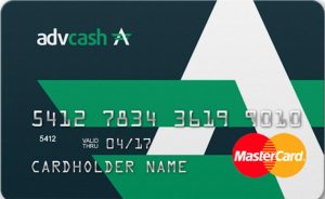 关于借记卡AdvCash